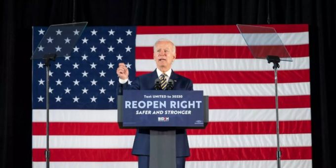 Der designierte US-Präsidentschaftskandidat Joe Biden. Joe Biden