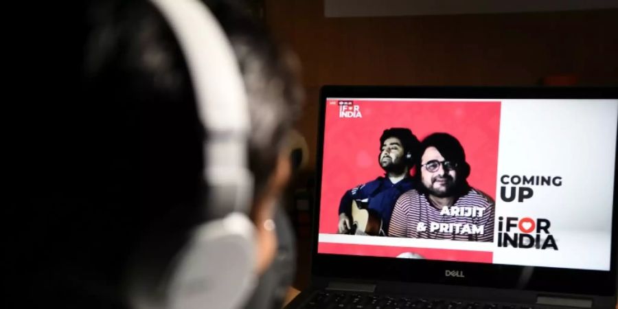 Zuschauer der Wohltätigkeitsshow «I For India»