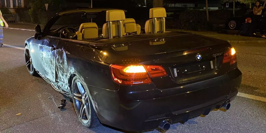 Neulenker verursacht Selbstunfall