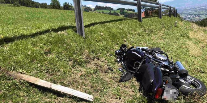 Altstätten Motorrad Unfall