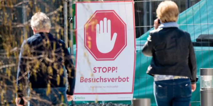 Das Besuchsverbot in St. Galler Spitälern wird bis zum 8. Juni verlängert. besuchsverbot st. gallen