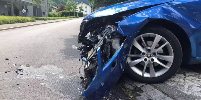 Beim Unfall wurde niemand verletzt. Verkehrsunfall