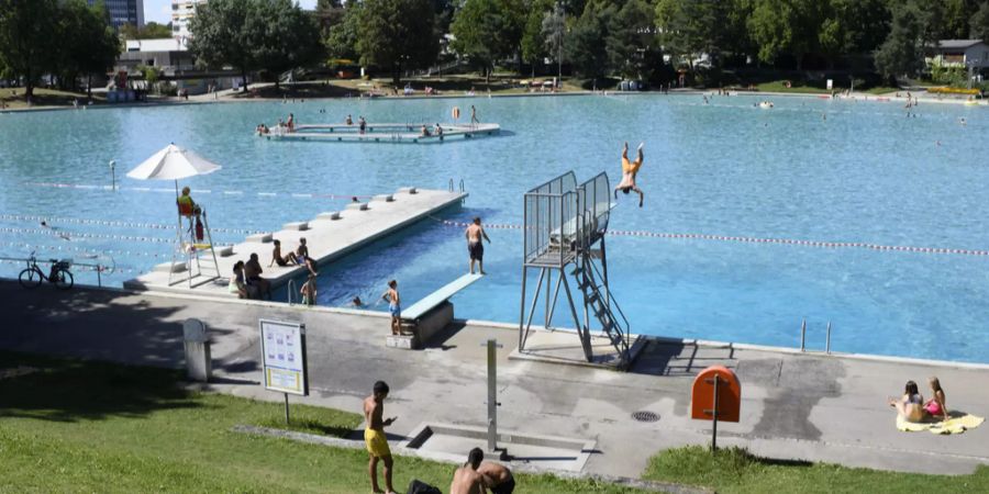 Freibad Weyermannshaus in Bern