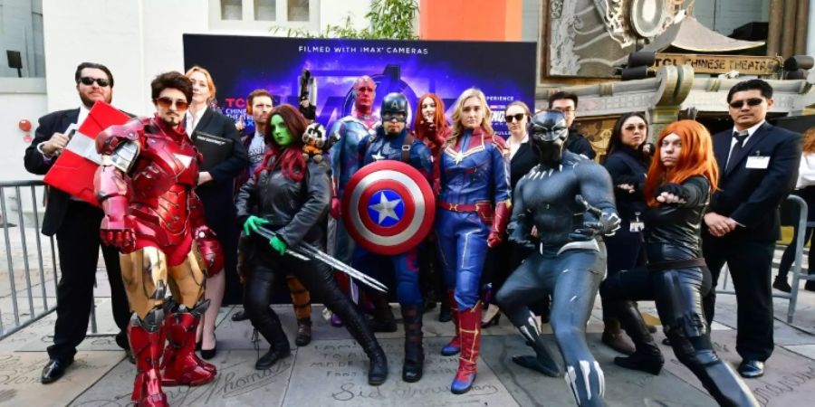 Verkleidete «Avengers»-Fans in Hollywood