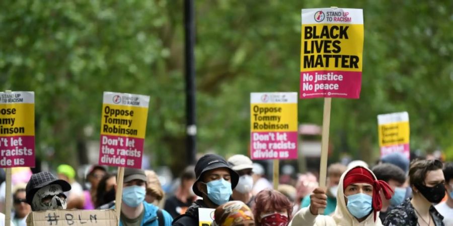 Black-Lives-Matter-Protest im Juni in London