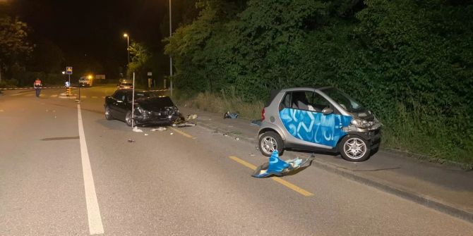 Schaffhausen Verletzte Frontalkollision Unfall