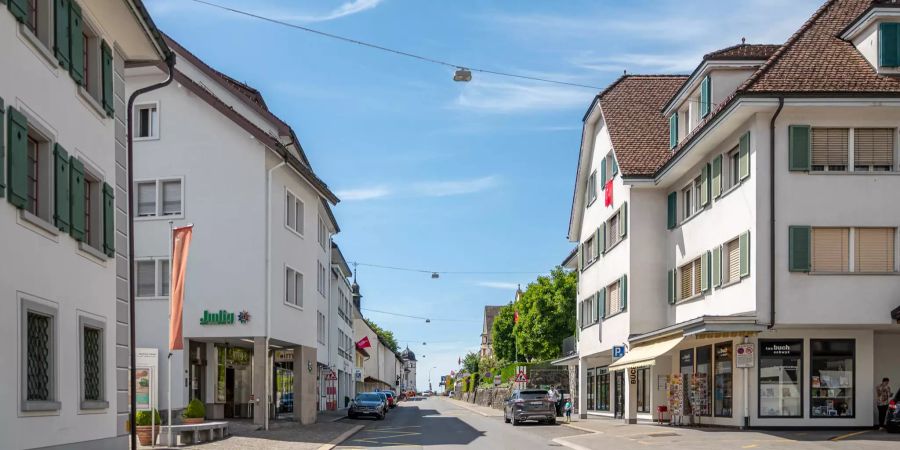 Die Herrengasse in der Gemeinde Schwyz.