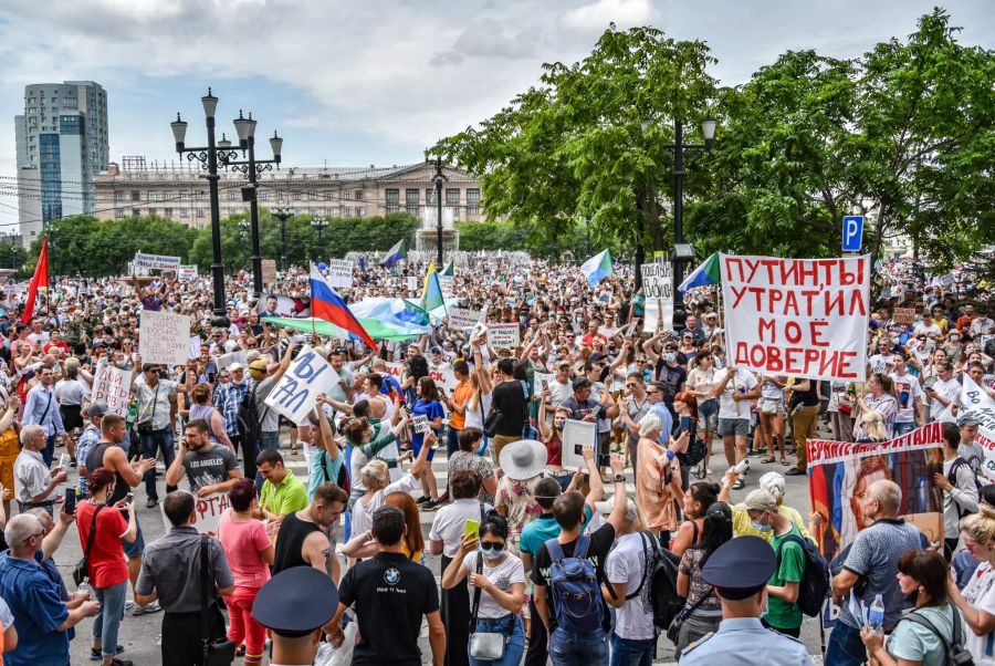 Proteste in Russland