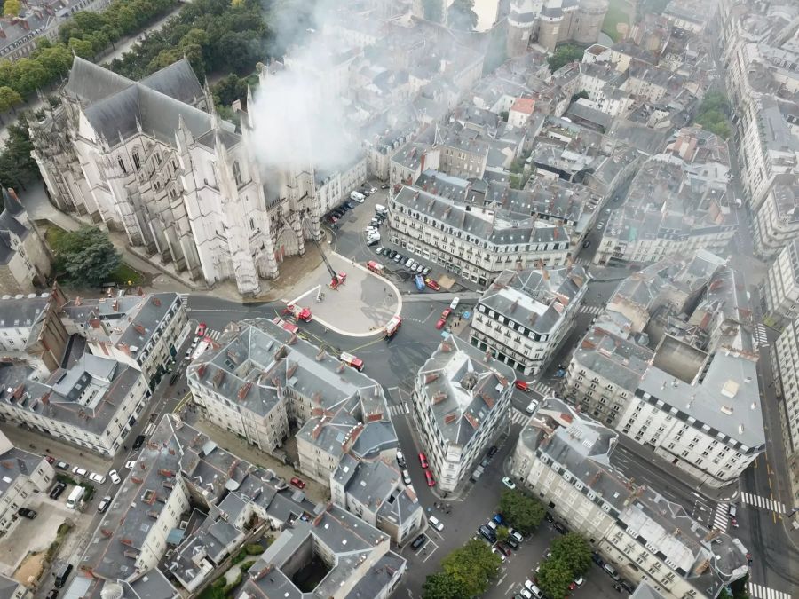 France Cathedral Fire