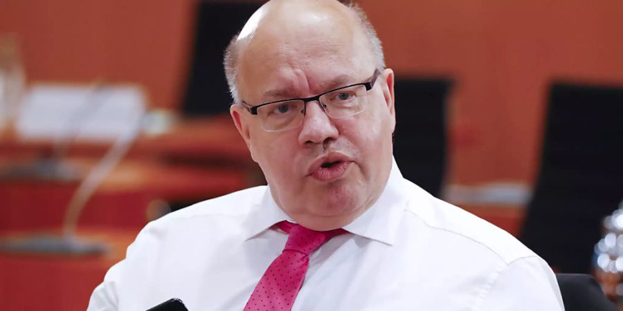 Der deutsche Wirtschaftsminister Peter Altmaier ist bezüglich des genauen Rückzahltermins der Staatsgelder vom Lufthansa-Konzern wage geblieben. (Archivbild)