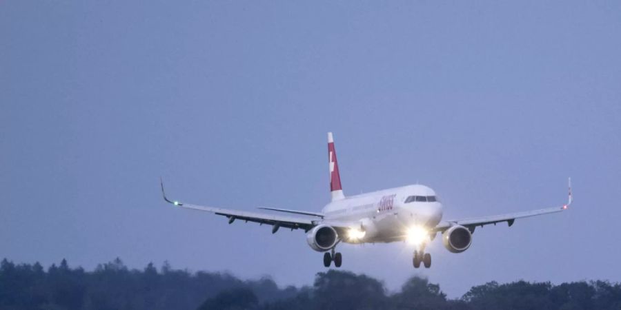 Auf Flügen werden die Passagierdaten vor der Landung in der Schweiz aufgenommen. (Symbolbild)