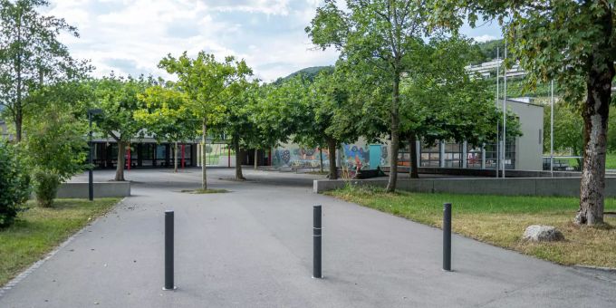 Das Schulhaus in Biberstein. Das Schulhaus in Biberstein.