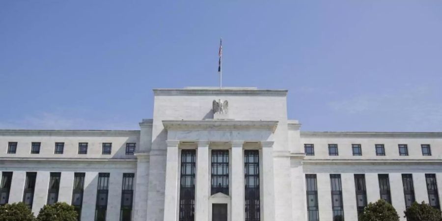 Der Hauptsitz der US-Notenbank Federal Reserve in Washington. Foto: Pablo Martinez Monsivais/AP/dpa