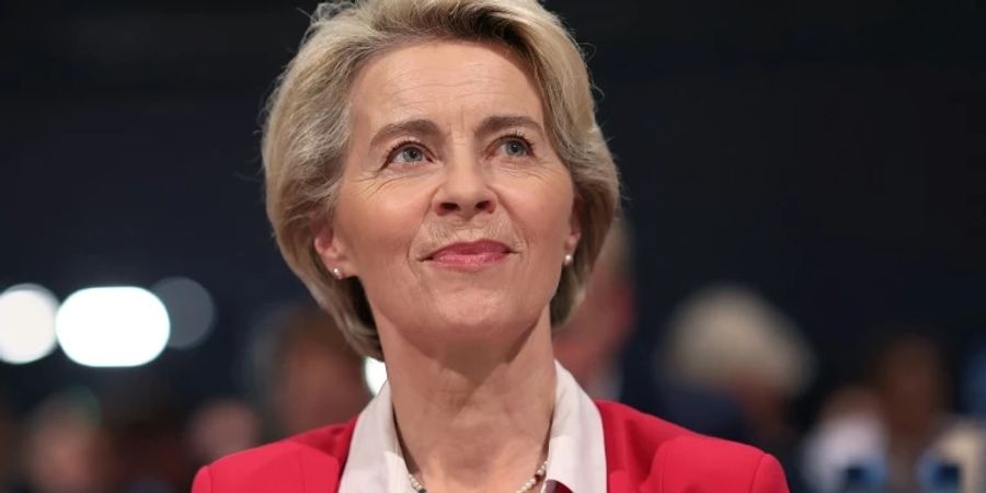 Kommissionspräsidentin Ursula von der Leyen beim CDU-Parteitag in Hannover im September 2022.