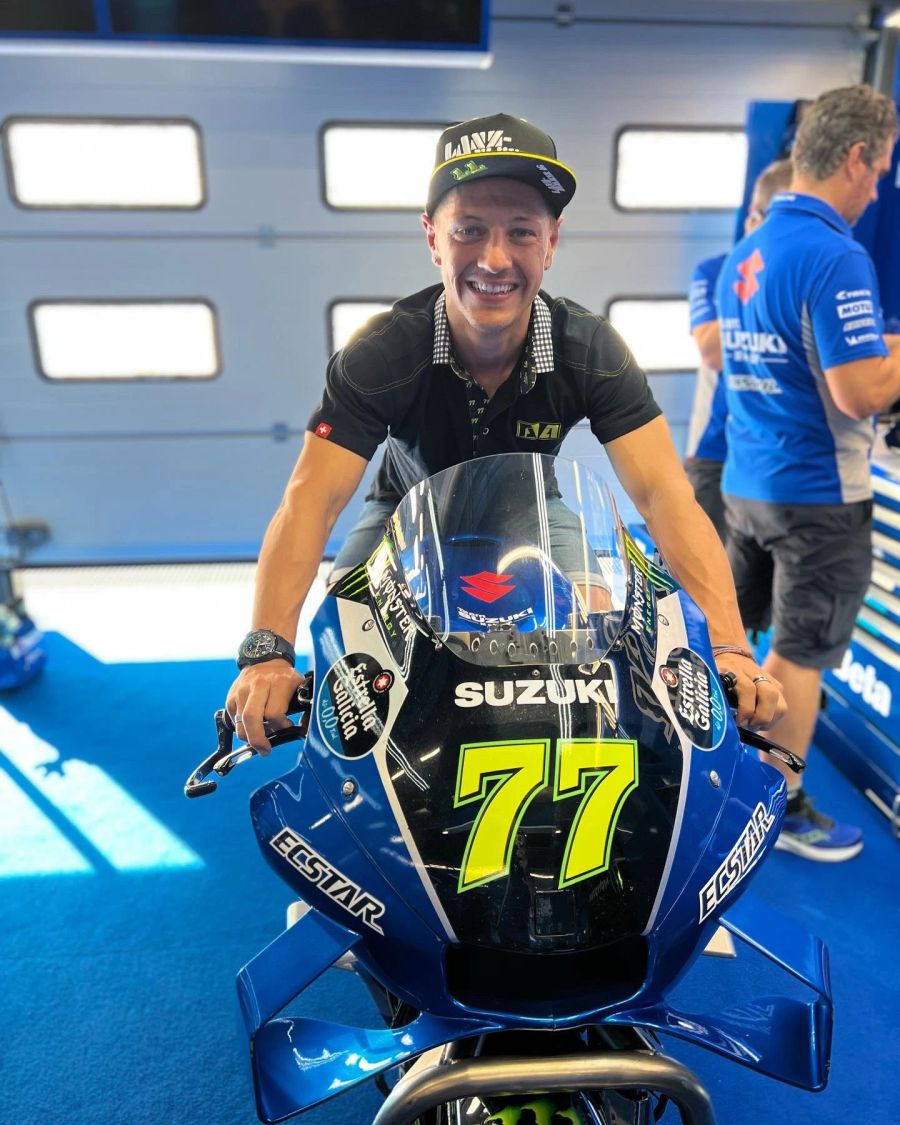 Auf Twitter schreibt er jetzt schon: «Träumen. Morgen werde ich das MotoGP-Bike testen.»