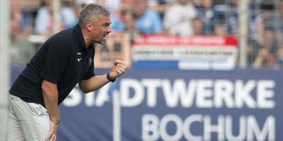 Fordert nach der 0:7-Klatsche gegen Bayern München eine Trotzreaktion: Bochums Trainer Thomas Reis.