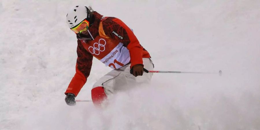 Deborah Scanzio verpasste den direkten Finaleinzug auf der Buckelpiste deutlich.