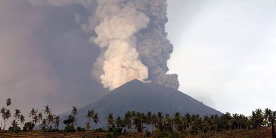 Mount Agung in Bali.