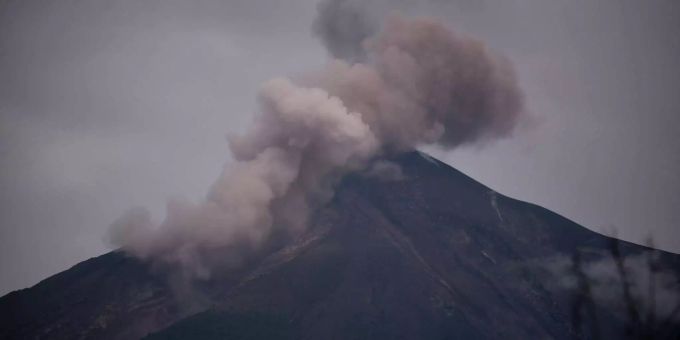 Am Donnerstag ist der Vulkan Fuego in Guatemala ausgebrochen. Vulkan Fuego
