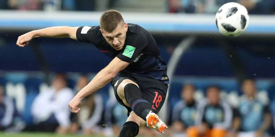 Ante Rebic bei einem WM-Einsatz mit Kroatien.