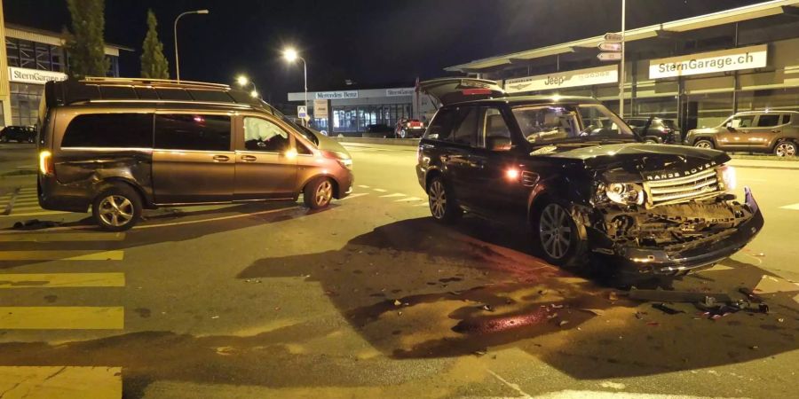 Total beschädigte Fahrzeuge - Kapo St. Gallen