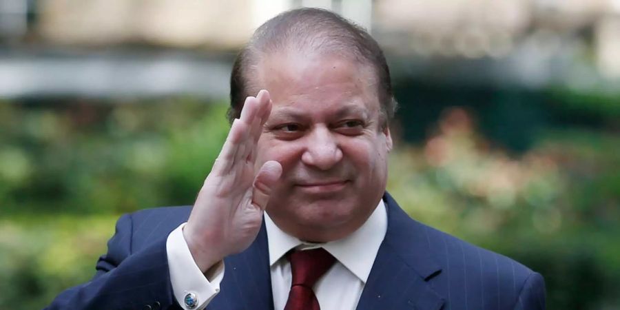 Der ehemalige Ministerpräsident Pakistans Nawaz Sharif.