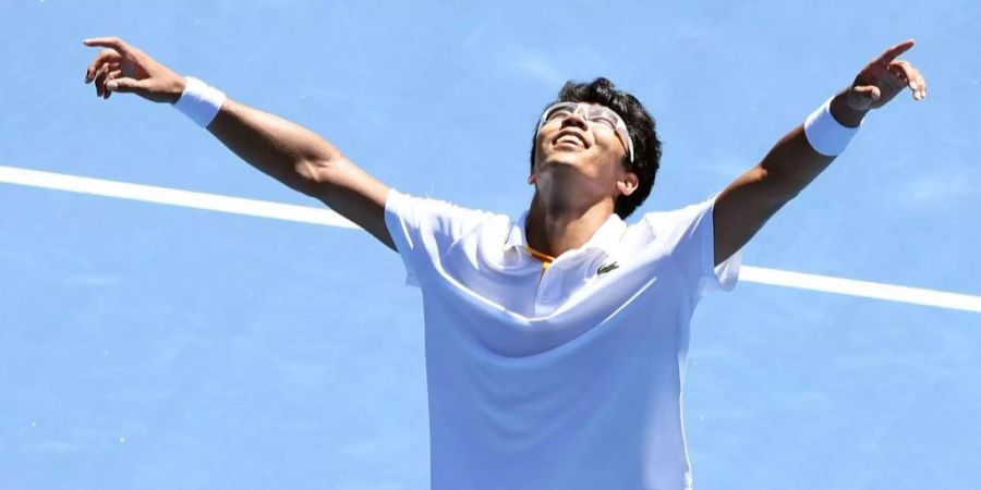 Hyeon Chung will heute Roger Federer fordern.