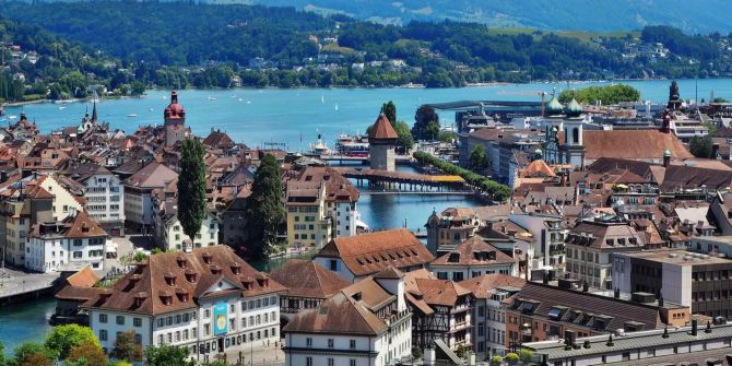 Luzern aus der Vogelperspektive