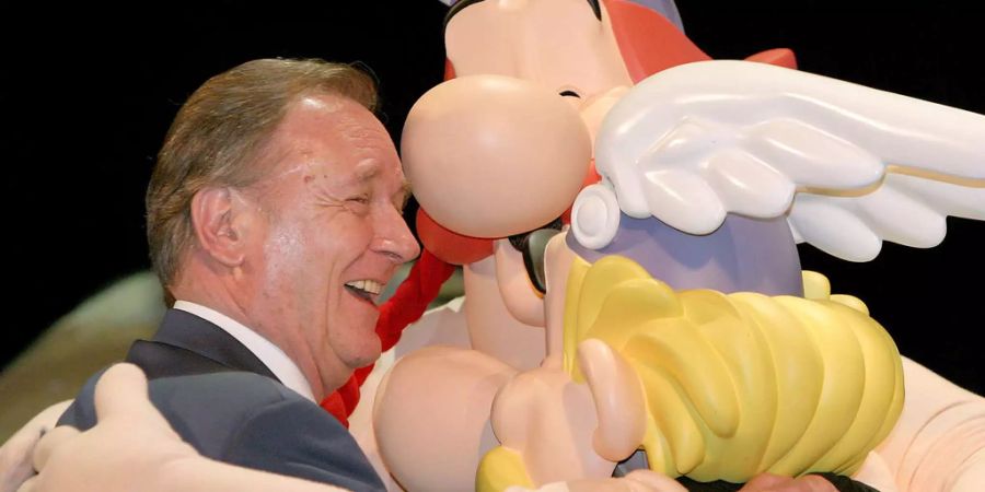 Asterix-Zeichner Albert Uderzo aus Frankreich und sein Werk.