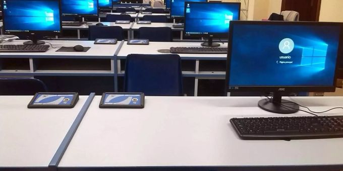 PCs in einem Büro. pc