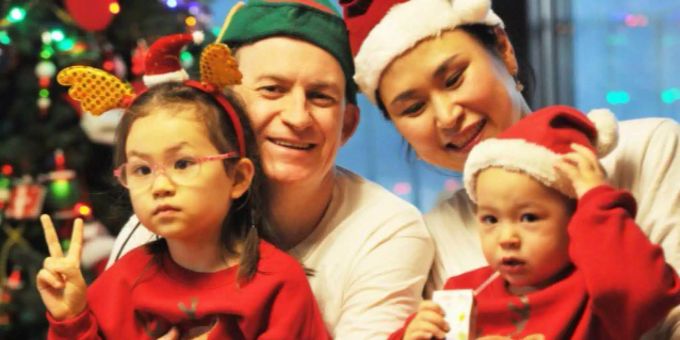 Homeoffice-Papa - Weihnachtsgrüsse aus Südkorea