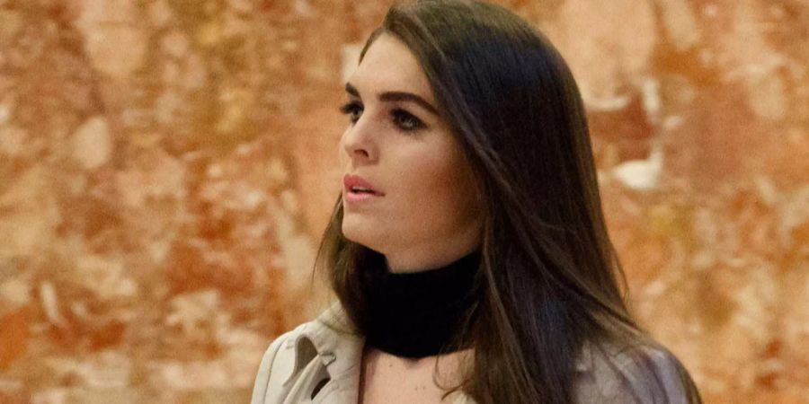 Ist sie schuld, dass Melania Trump nicht ans WEF kommt? Trumps Kommunikationschefin Hope Hicks.