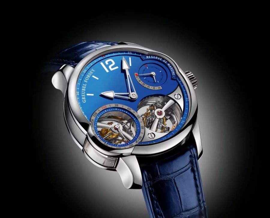 Die Greubel Forsey Quadruple Tourbillon gibts jetzt in blau.