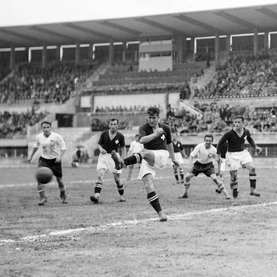 WM 1934: 2:3-Viertelfinalniederlage der Nati gegen die Tschechoslowakei.