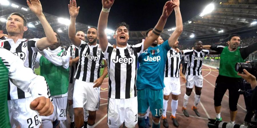 Juventus Turin jubelt über den 7. Meistertitel in der Serie A in Folge