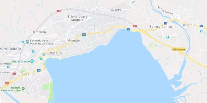 Hier ereignete sich der Unfall: Die A13 zwischen Tenero und Locarno Hier ereignete sich der Unfall: Die A13 zwischen Tenero und Locarno