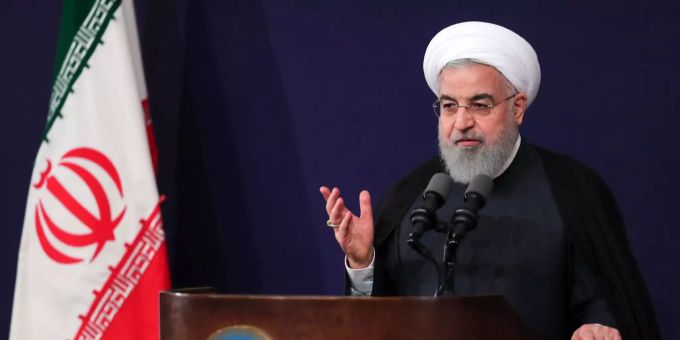 Hassan Ruhani hat angekündigt, die neuen Strafmaßnahmen der USA «mit Stolz» zu umgehen. Hassan Ruhani