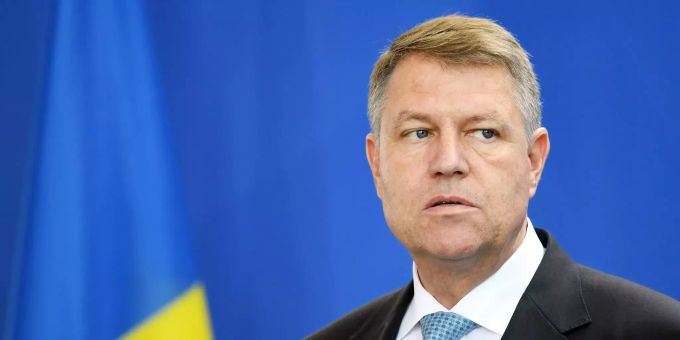 Rumäniens Präsident Klaus Iohannis gibt im Bundeskanzleramt eine Pressekonferenz.. Rumäniens Präsident Klaus Iohannis