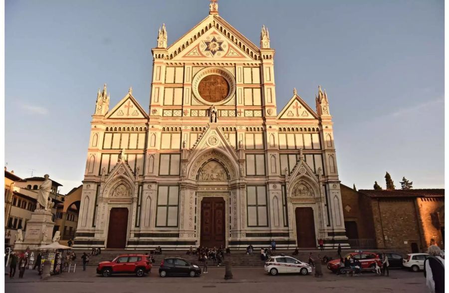 Die Basilika Santa Croce in Florenz.