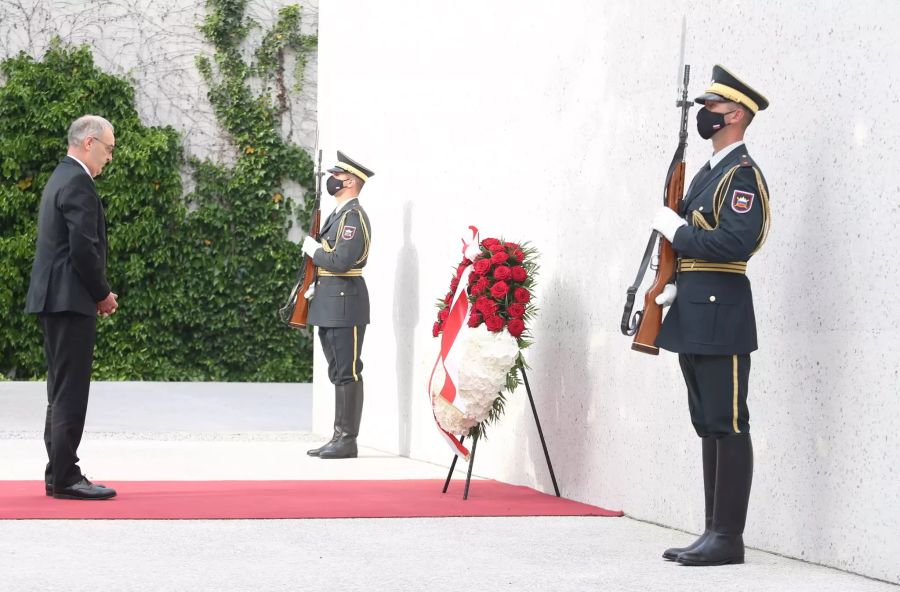 Swiss president in Slovenia