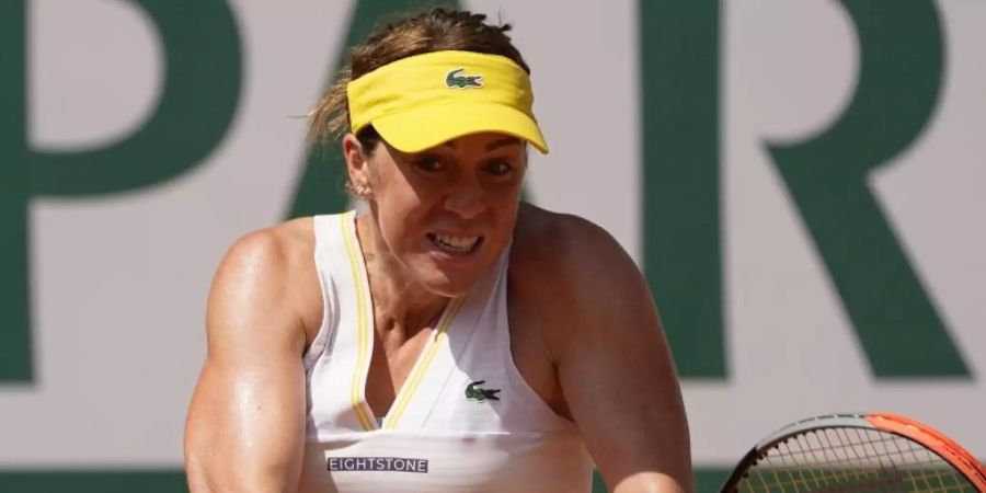 Steht bei den French Open als erste Finalistin fest: Anastasia Pawljutschenkowa. Foto: Michel Euler/AP/dpa
