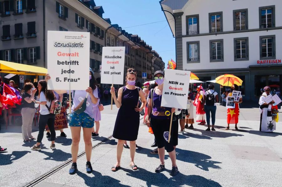 Ein zentrales Thema des diesjährigen Frauenstreiks ist Gewalt gegen Frauen.