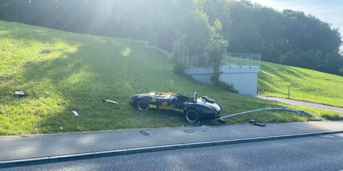 Selbstunfall in Wohlen.
