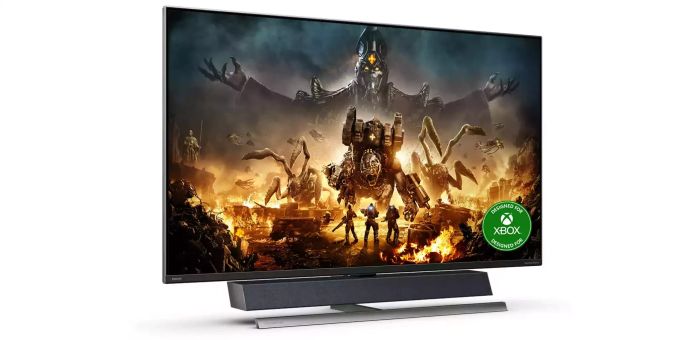 Der Philips Momentum 559M1RYV mit dem Label «Designed for Xbox». Philips Momentum 559M1RYV