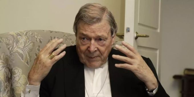 Im April 2020 im Berufungsverfahren nach rund 13 Monaten Haft freigesprochen und entlassen: Kardinal George Pell. Foto: Gregorio Borgia/AP/dpa/Archiv Im April 2020 im Berufungsverfahren nach rund 13 Monaten Haft freigesprochen und entlassen: Kardinal George Pell. Foto: Gregorio Borgia/AP/dpa/Archiv