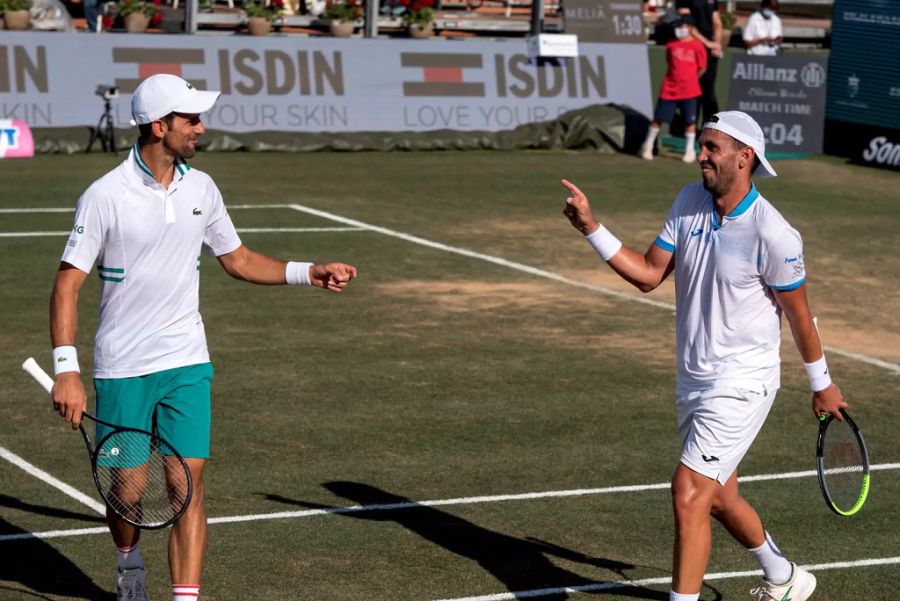 Zusammen mit Carlos Gomez-Herrera (r.) bestreitet er das Doppelturnier des Mallorca Opens.