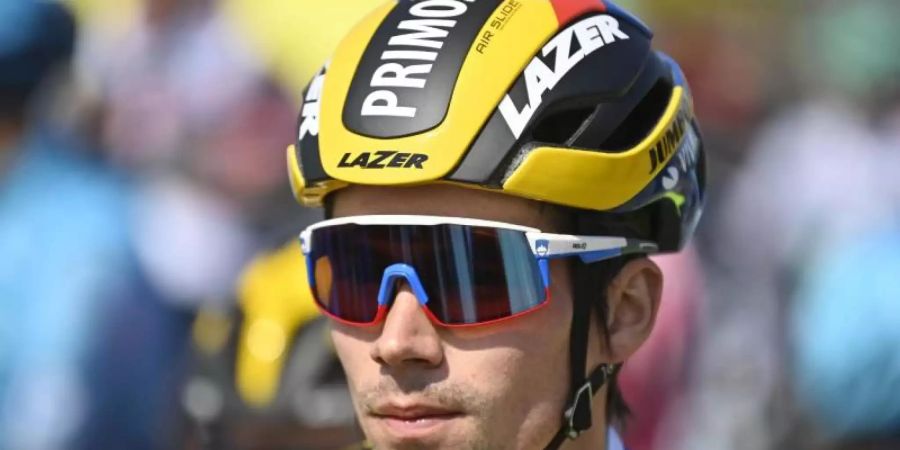 Einer der grossen Favoriten auf den Gesamtsieg bei der 108. Tour de France: Primoz Roglic. Foto: Eric Lalmand/BELGA/dpa