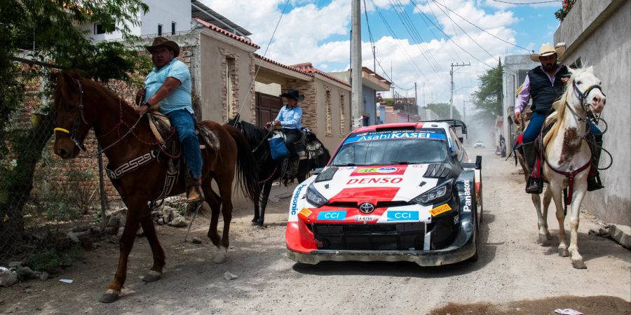 Rallye-WM Ogier Toyota Mexiko