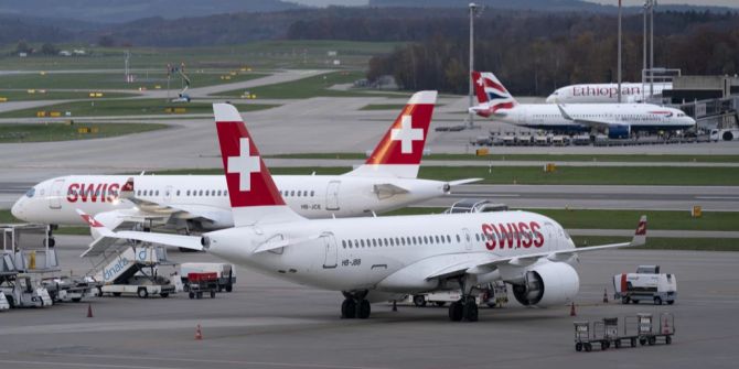 Swiss Flugzeug