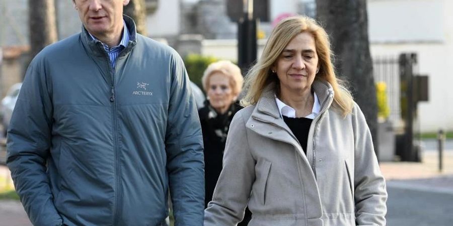 Infantin Cristina und Iñaki Urdangarin gehen künftig getrennte Wege. Foto: Europa Press Reportajes/Europapress/dpa